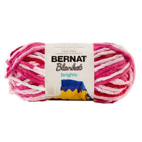 Bernat Bright Blanket Yarn (available in 16 colours)